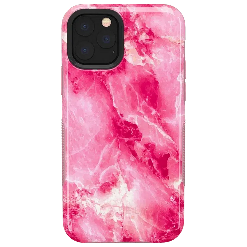 Pretty in Pink | Hot Pink Marble Case iPhone Case get.casely Bold iPhone 11 Pro 