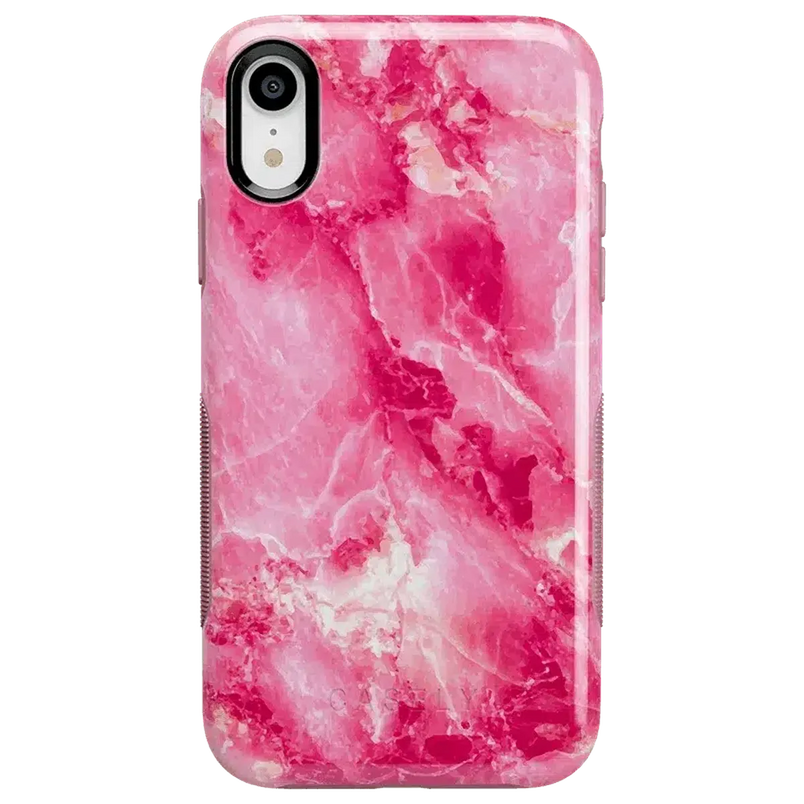Pretty in Pink | Hot Pink Marble Case iPhone Case get.casely Bold iPhone XR 