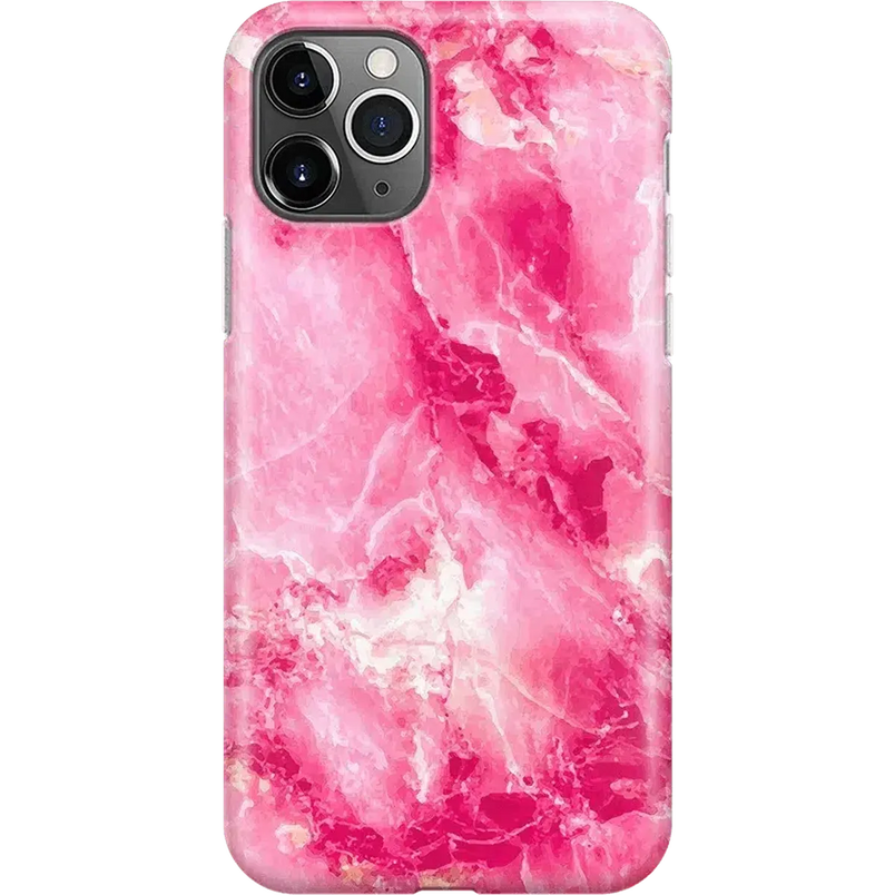 Pretty in Pink | Hot Pink Marble Case iPhone Case get.casely Classic iPhone 11 Pro 