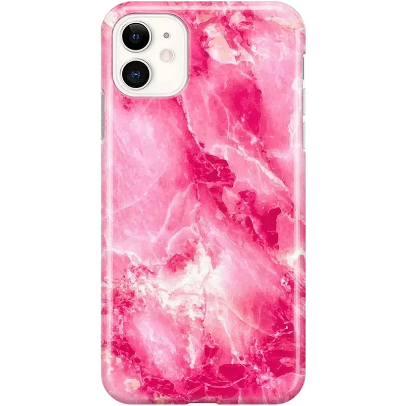 Pretty in Pink | Hot Pink Marble Case iPhone Case get.casely Classic iPhone 11 