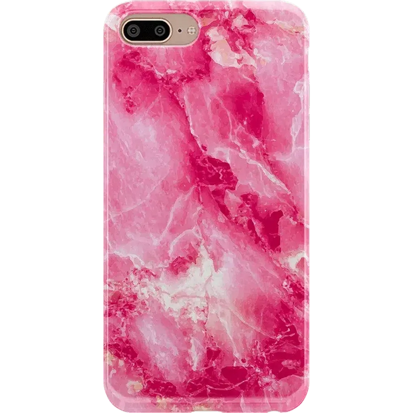 Pretty in Pink | Hot Pink Marble Case iPhone Case get.casely Classic iPhone 6/7/8 Plus 