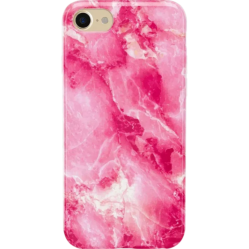 Pretty in Pink | Hot Pink Marble Case iPhone Case get.casely Classic iPhone 6/7/8 