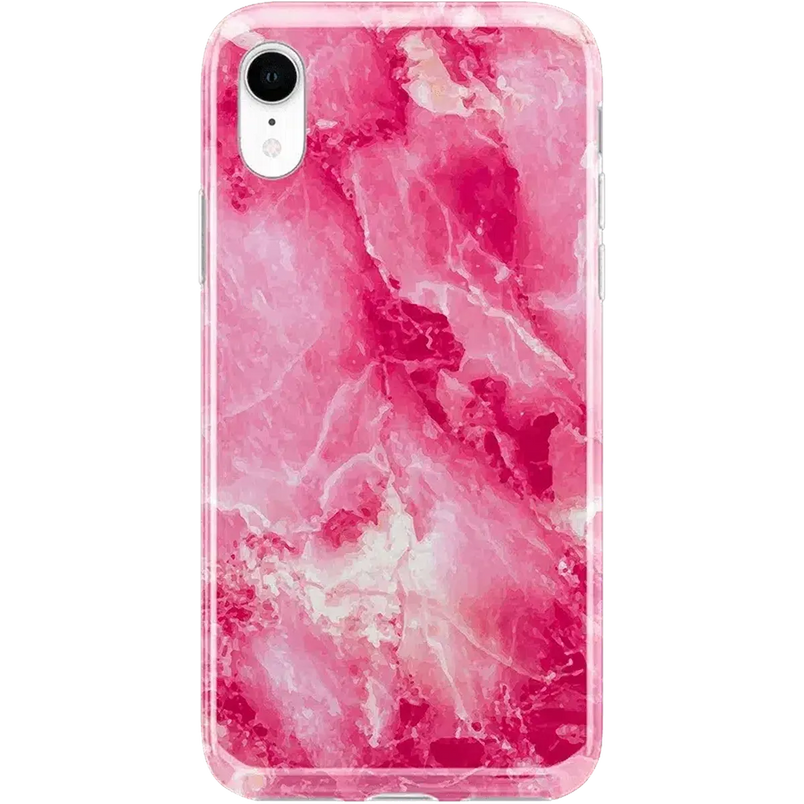 Pretty in Pink | Hot Pink Marble Case iPhone Case get.casely Classic iPhone XR 