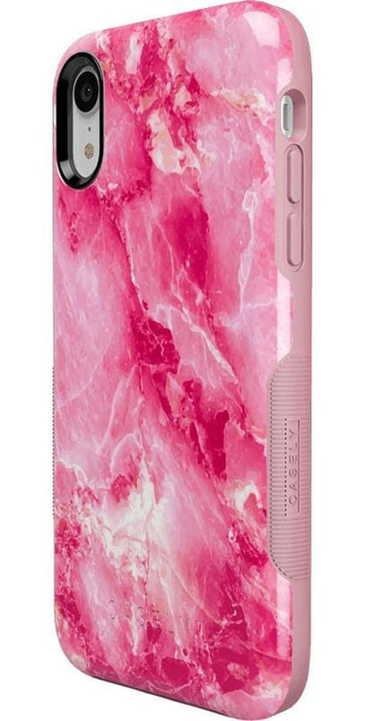 Pretty in Pink | Hot Pink Marble Case iPhone Case get.casely 