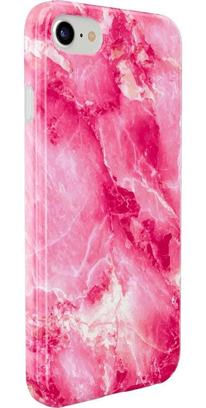 Pretty in Pink | Hot Pink Marble Case iPhone Case get.casely 