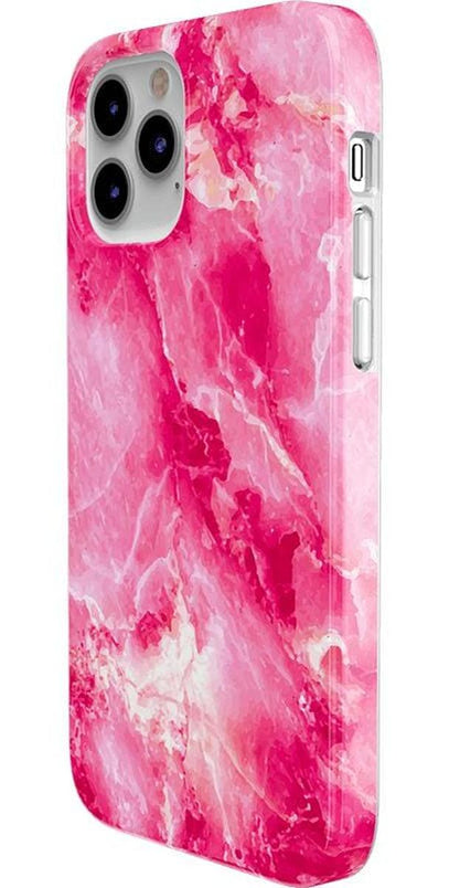 Pretty in Pink | Hot Pink Marble Case iPhone Case get.casely 