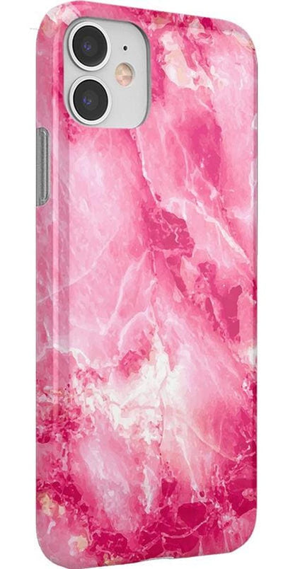 Pretty in Pink | Hot Pink Marble Case iPhone Case get.casely 