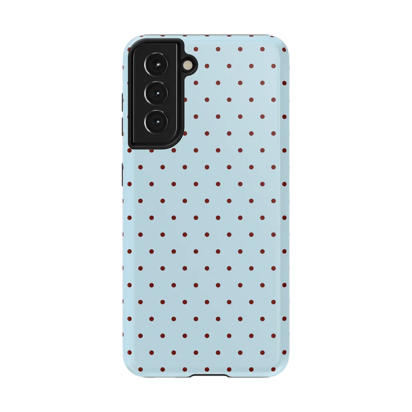 On the Dot | Blue Polka Dot Case