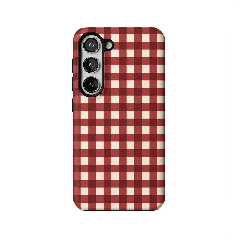 Checked Twice | Red Plaid Case