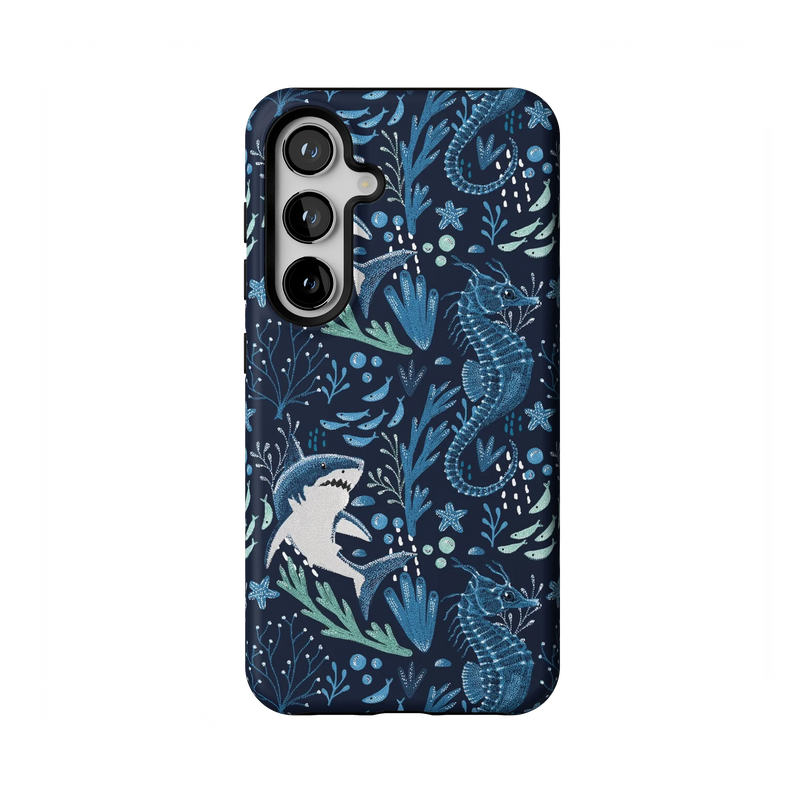 Midnight Reef | Shark Print Case - Galaxy S23