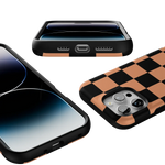 Fit Check | Black & Brown Checkerboard Case