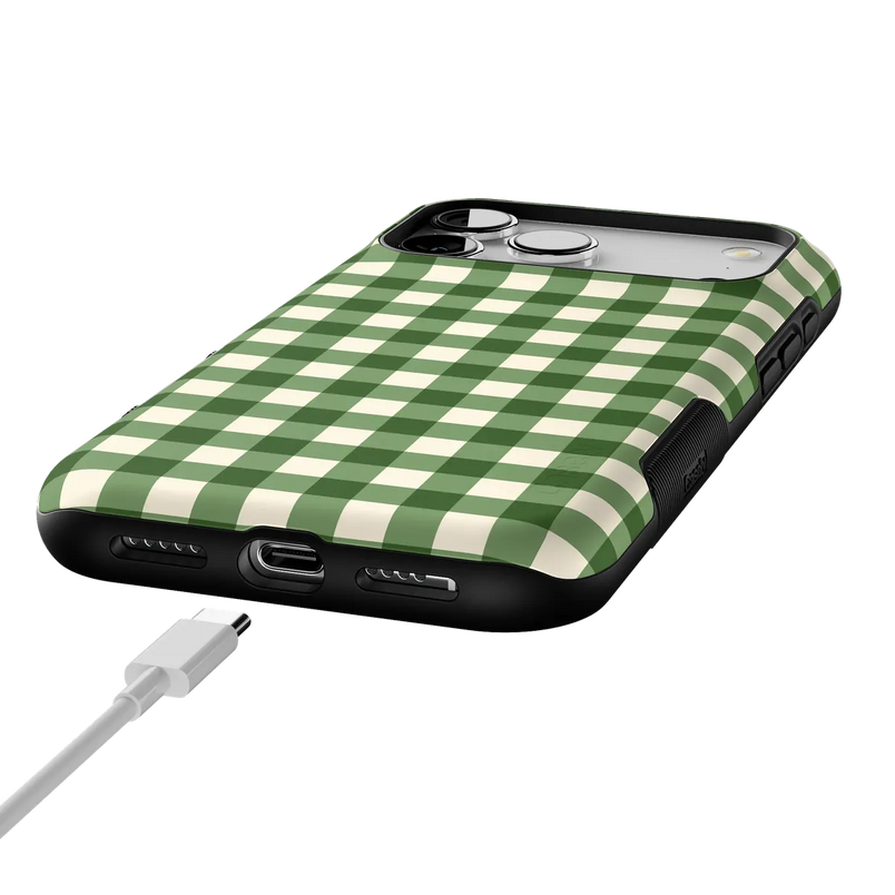 Checked Twice | Green Plaid Case
