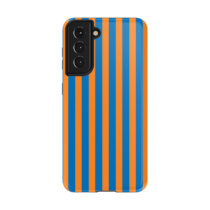 Go New York | Blue & Orange Stripes Case - Galaxy S21