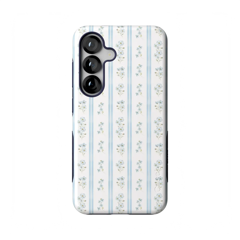 Cottage Stripe | Blue Floral Case
