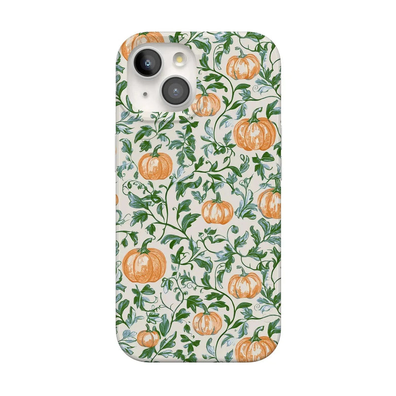 Pumpkin Patch | Green Vines Case Phone Case get.casely Classic + MagSafe® iPhone 15 Plus 
