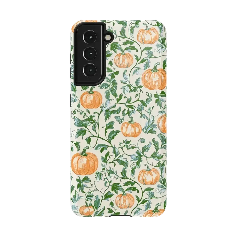 Pumpkin Patch | Green Vines Case Phone Case get.casely Essential Galaxy S21 