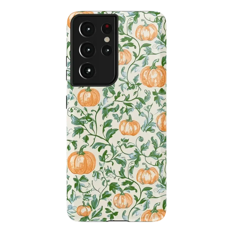 Pumpkin Patch | Green Vines Case Phone Case get.casely Essential Galaxy S21 Ultra 