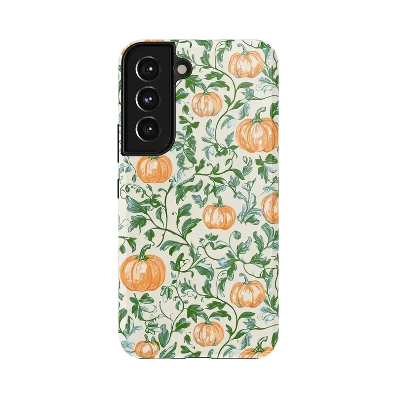 Pumpkin Patch | Green Vines Case Phone Case get.casely Essential Galaxy S22 