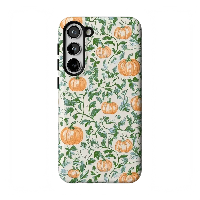 Pumpkin Patch | Green Vines Case Phone Case get.casely Essential Galaxy S23 Plus 
