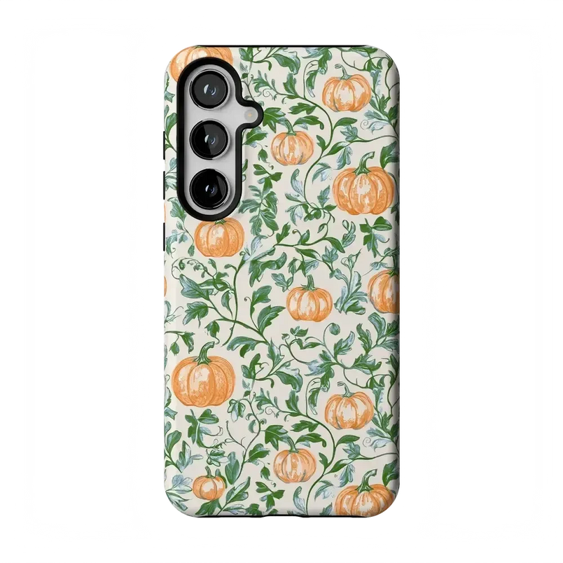 Pumpkin Patch | Green Vines Case Phone Case get.casely Essential Galaxy S24 Plus 