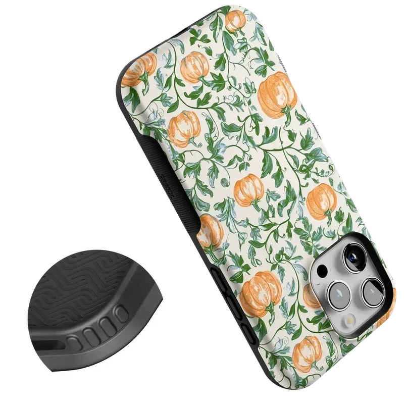 Pumpkin Patch | Green Vines Case Phone Case get.casely 