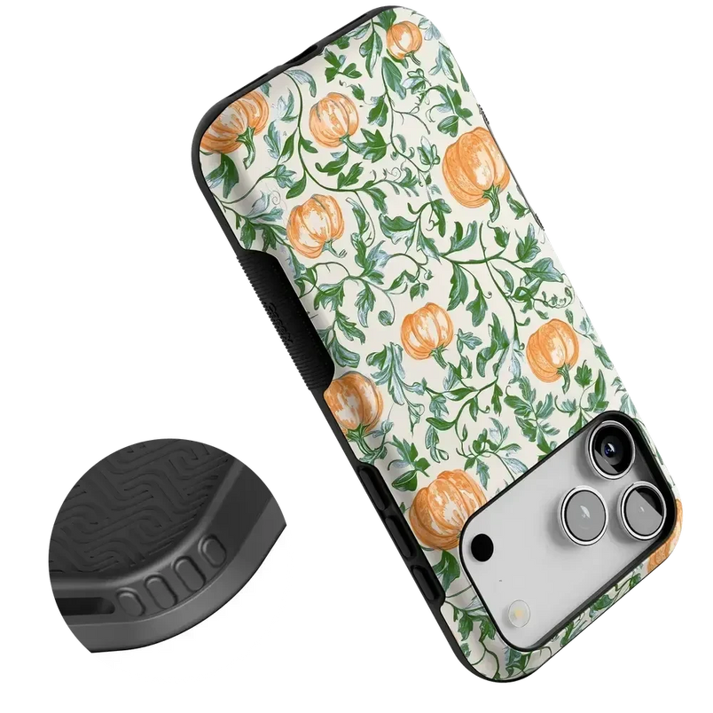 Pumpkin Patch | Green Vines Case Phone Case get.casely 