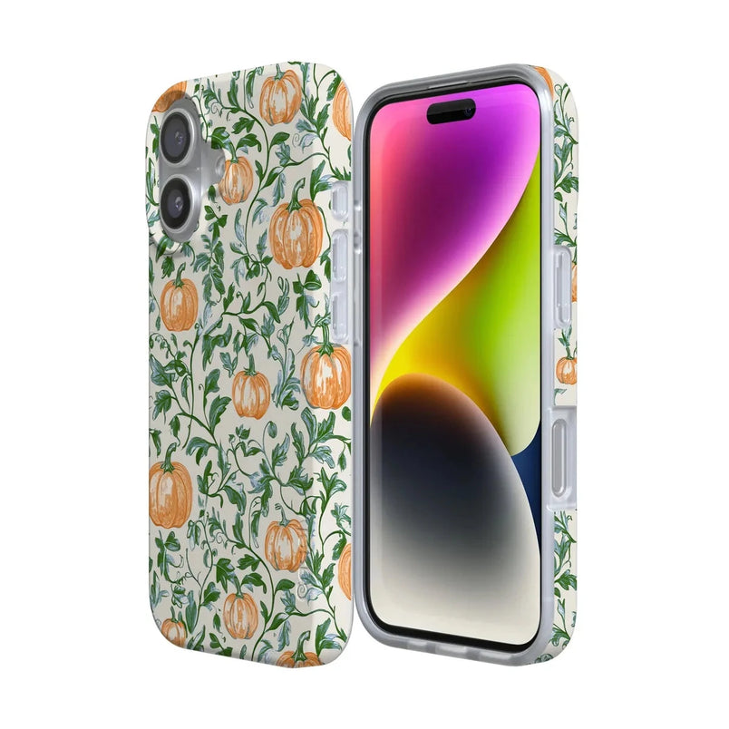 Pumpkin Patch | Green Vines Case Phone Case get.casely 