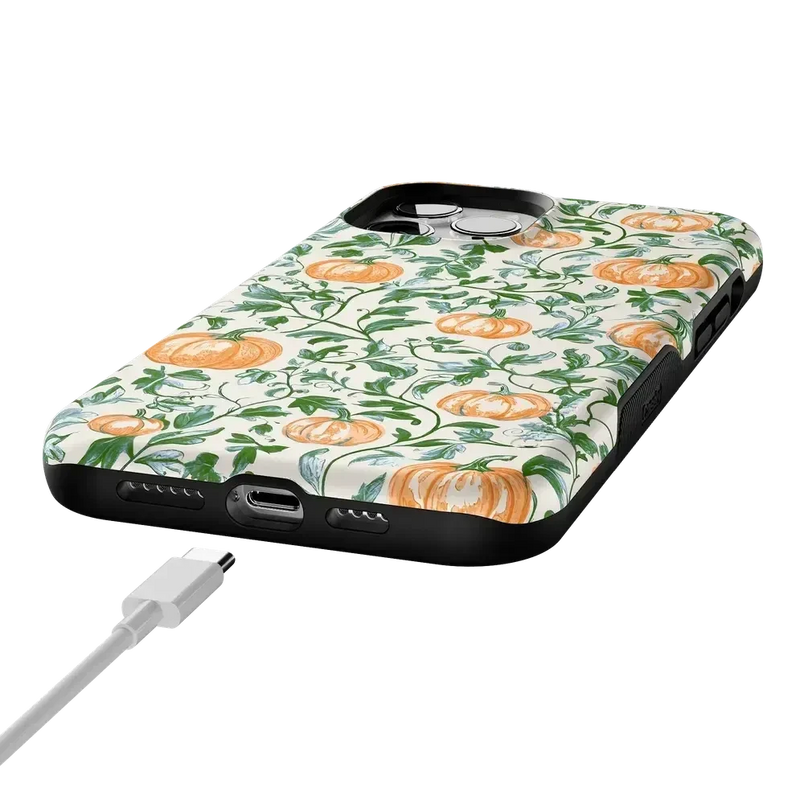Pumpkin Patch | Green Vines Case Phone Case get.casely 
