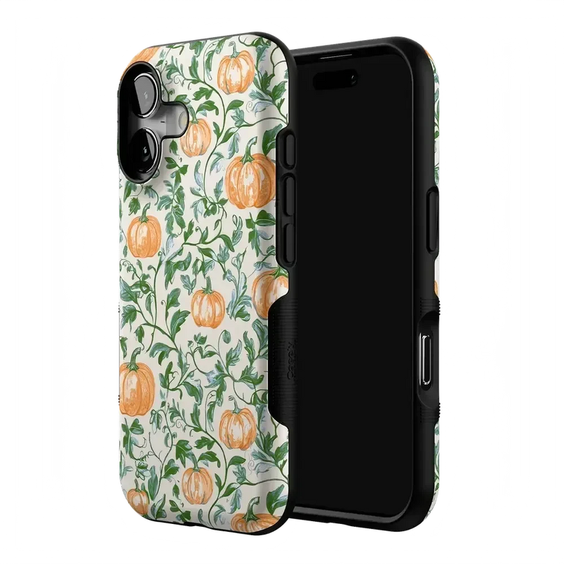 Pumpkin Patch | Green Vines Case Phone Case get.casely 