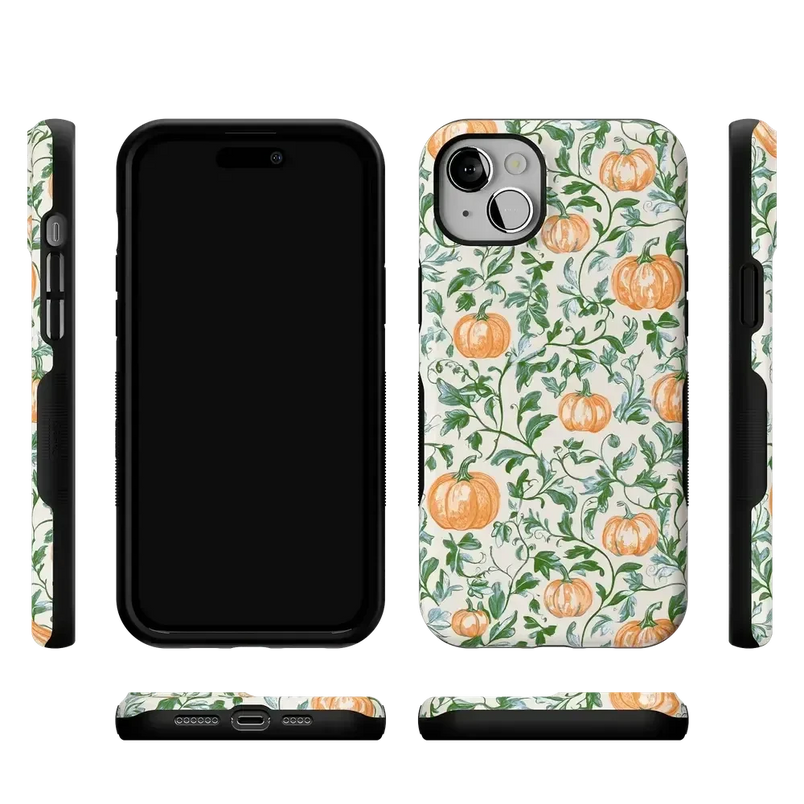Pumpkin Patch | Green Vines Case Phone Case get.casely 