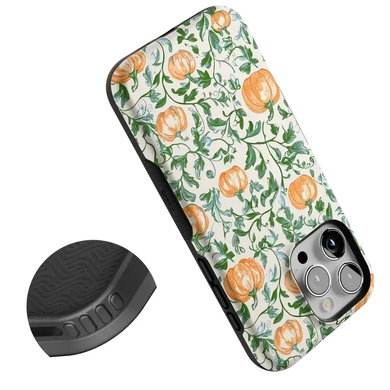 Pumpkin Patch | Green Vines Case Phone Case get.casely 