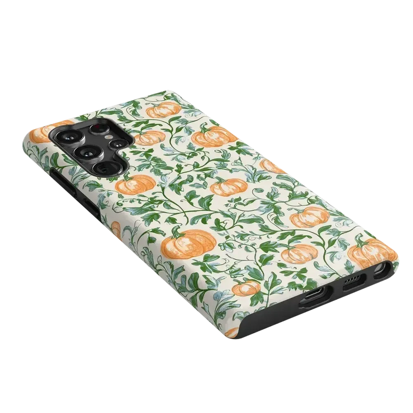Pumpkin Patch | Green Vines Case Phone Case get.casely 