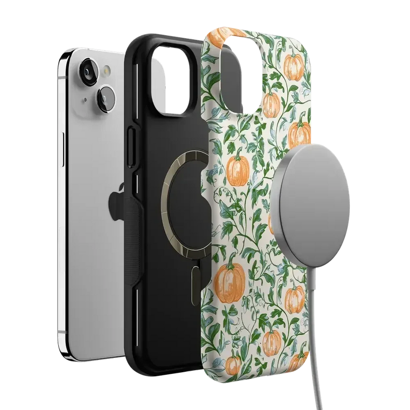 Pumpkin Patch | Green Vines Case Phone Case get.casely 