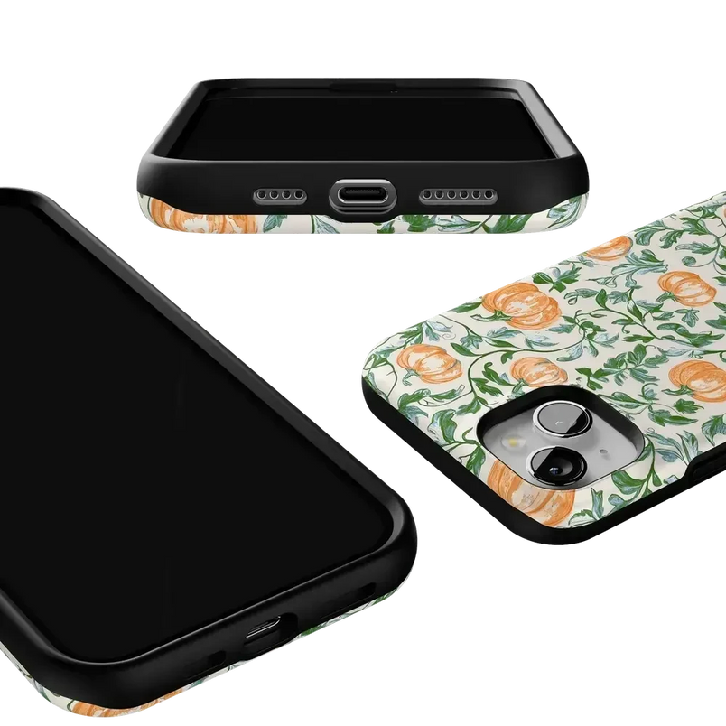 Pumpkin Patch | Green Vines Case Phone Case get.casely 