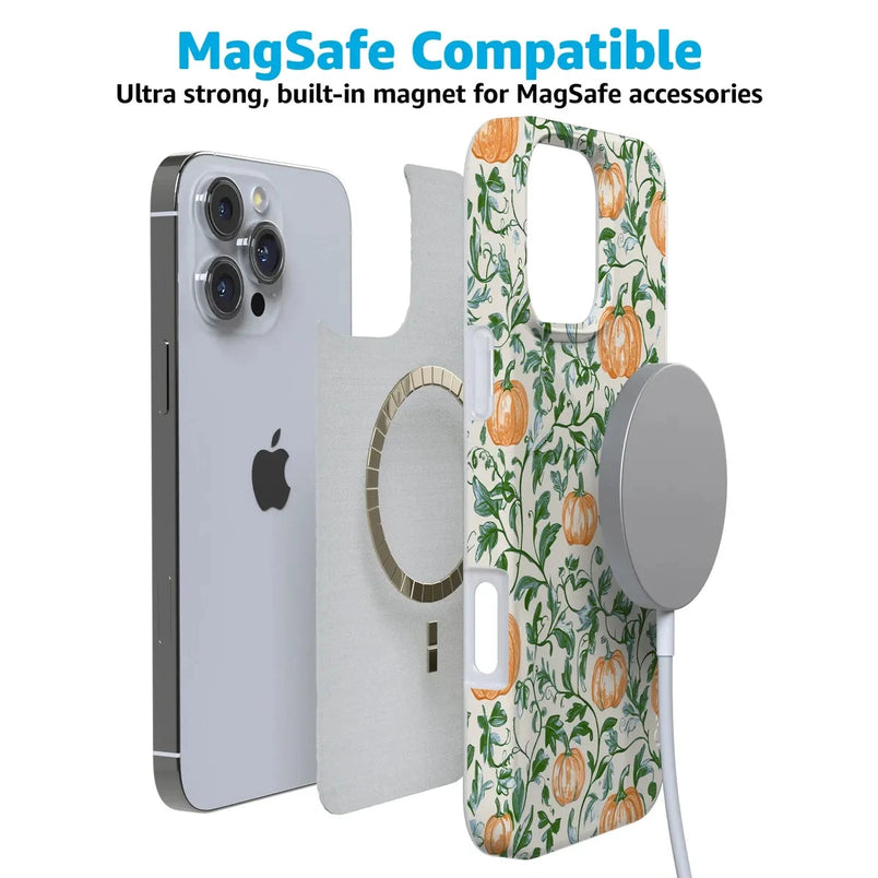 Pumpkin Patch | Green Vines Case Phone Case get.casely 