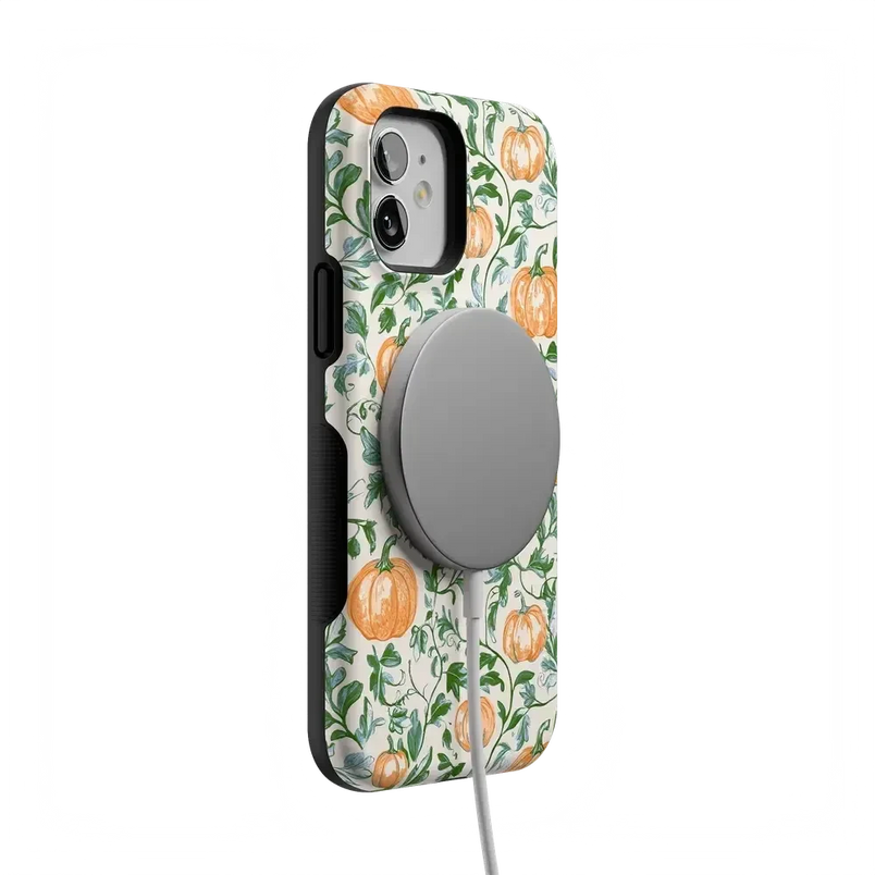 Pumpkin Patch | Green Vines Case Phone Case get.casely 