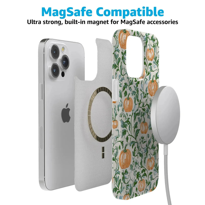 Pumpkin Patch | Green Vines Case Phone Case get.casely 