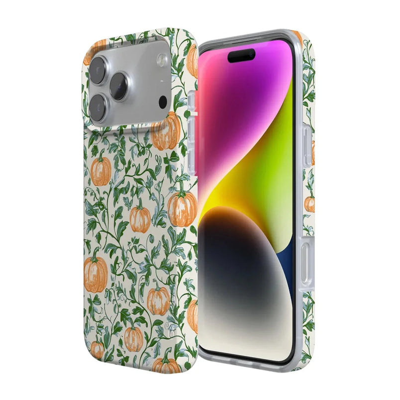 Pumpkin Patch | Green Vines Case Phone Case get.casely 