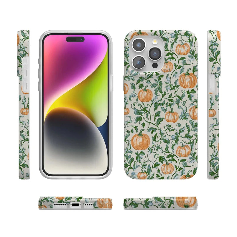 Pumpkin Patch | Green Vines Case Phone Case get.casely 