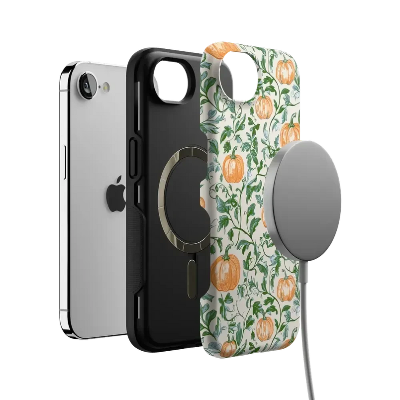 Pumpkin Patch | Green Vines Case Phone Case get.casely 