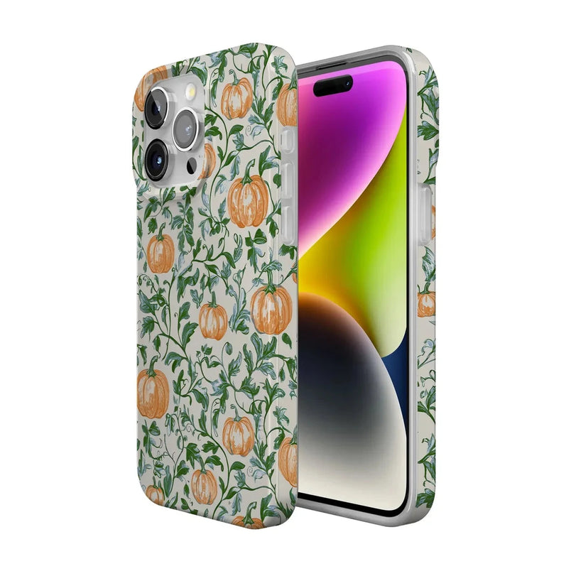 Pumpkin Patch | Green Vines Case Phone Case get.casely 