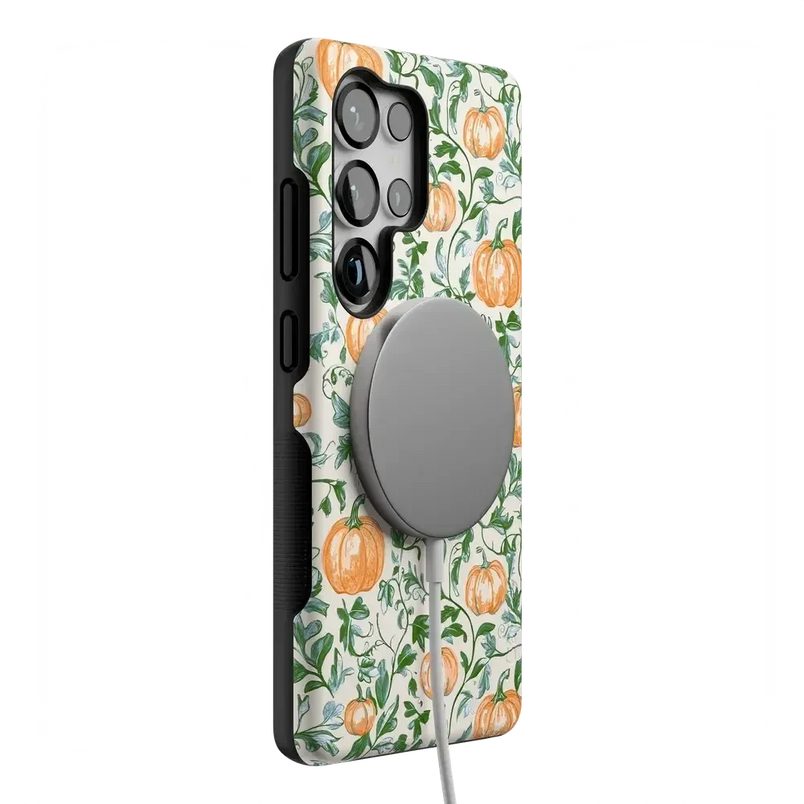 Pumpkin Patch | Green Vines Case Phone Case get.casely 