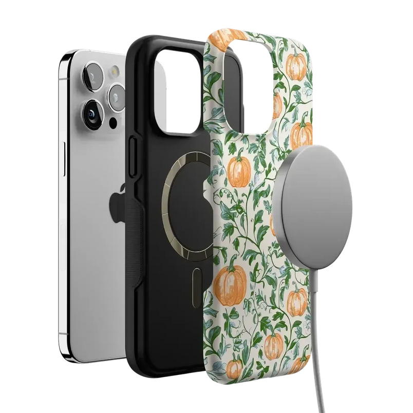 Pumpkin Patch | Green Vines Case Phone Case get.casely 