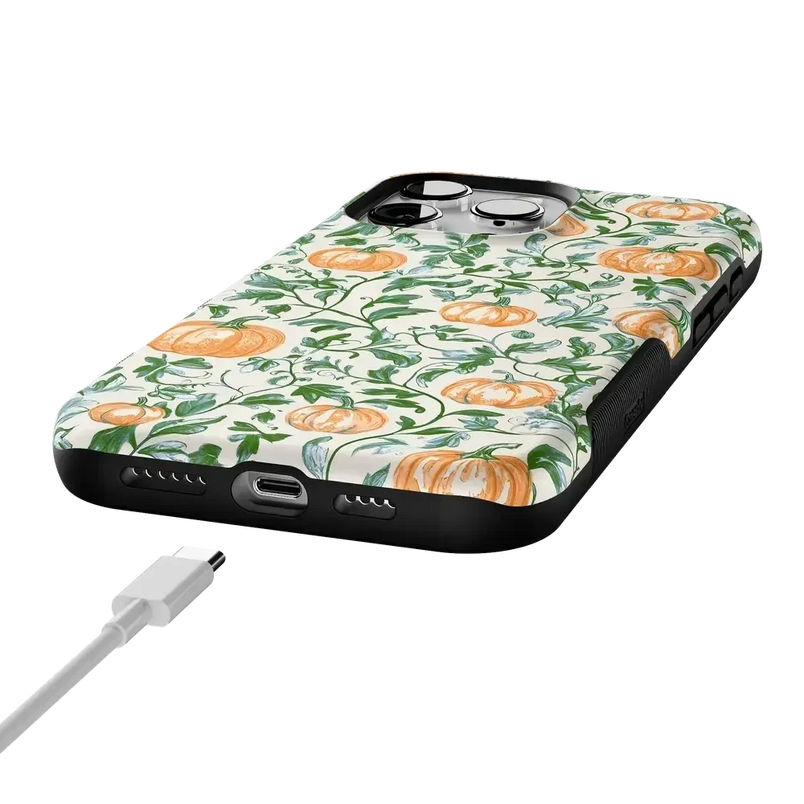 Pumpkin Patch | Green Vines Case Phone Case get.casely 