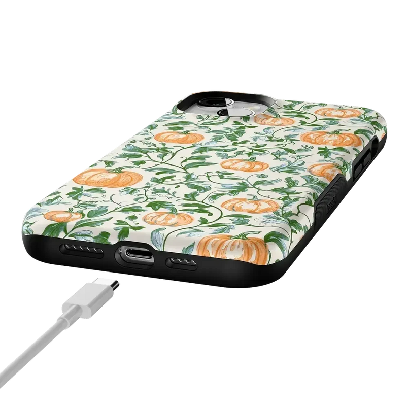 Pumpkin Patch | Green Vines Case Phone Case get.casely 