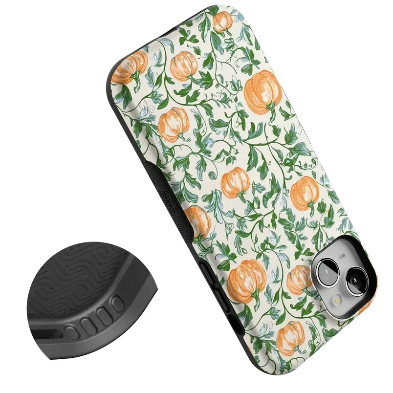 Pumpkin Patch | Green Vines Case Phone Case get.casely 