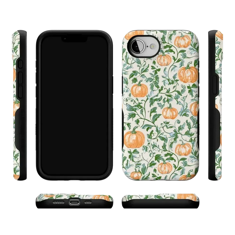 Pumpkin Patch | Green Vines Case Phone Case get.casely 
