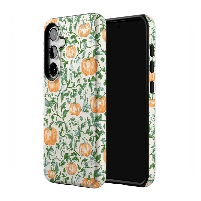 Pumpkin Patch | Green Vines Case Phone Case get.casely 