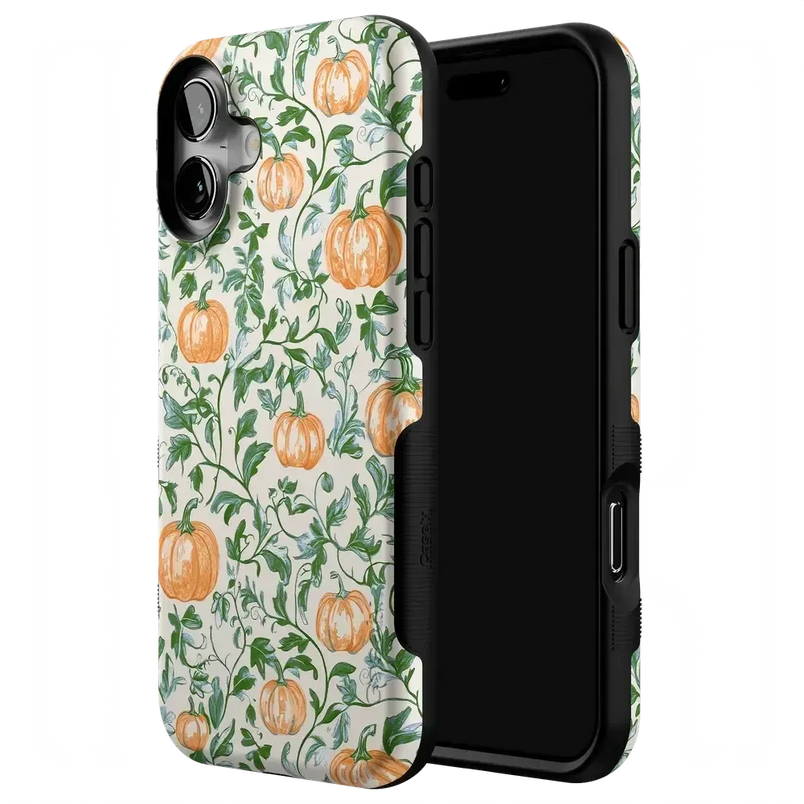 Pumpkin Patch | Green Vines Case Phone Case get.casely 