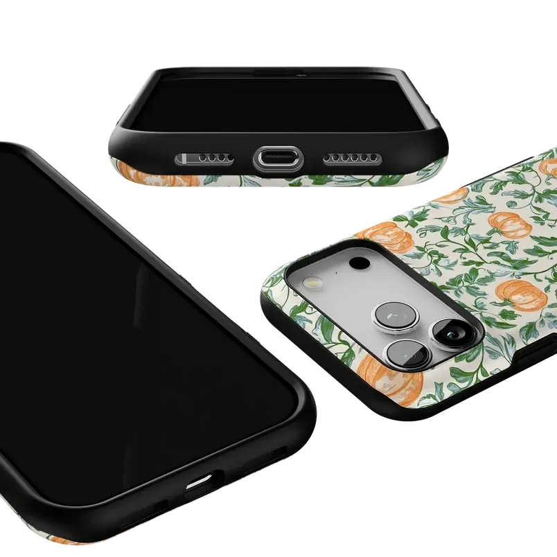 Pumpkin Patch | Green Vines Case Phone Case get.casely 